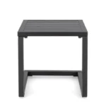 Vrtna klubska mizica HILDE 40 x 40 antracit je narejena iz aluminija in je prašno barvana (poliester). Material: - Aluminij Barva: - Antracit Dimenzije: -
