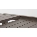 Vrtna raztegljiva miza HILDE 160-240X90, barva kave. Je narejena iz aluminija, prašno barvanega s poliestrsko zaščito. Kar zagotavlja odlično odpornost