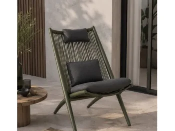 Vrtni ležalnik ALOHA zelena je kakovosten in udoben. Narejen je iz prašno barvanega aluminijastega okvirja - poliester. Tkan je s poliestrskimi vrmi, ki so
