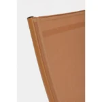Vrtni ležalnik TAYLOR ima prašno barvan aluminijasti okvir, sedišče je iz tkanine. Ima nastavljiv hrbtni položaj v štirih položajih. Material: -