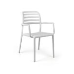 Vrtni stol COSTA, bianco