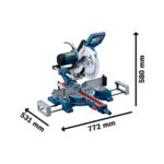 ZAJERALNO POTEZNA ŽAGA GCM 254 D – BOSCH PROFESSIONAL – zaga