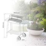 ŽAR NA OGLJE GSC MUSTERS 520X270MM JEKLO – zar