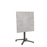 Zunanja miza CLARET 70X70, miza je izdelana iz prašno barvanega aluminija s poliestrsko zaščito ter mizno ploščo iz vzdržljivega HPL - ja debeline 5 mm,