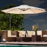 LED senčnik 300 cm s solarnim modulom – Swing&Harmonie
