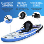2-v-1 napihljiva SUP deska AUKAI Pro 320 cm, dodatni pogled 3
