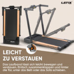 Zložljiva tekalna steza FoldPro – LetixSports, dodatni pogled 2