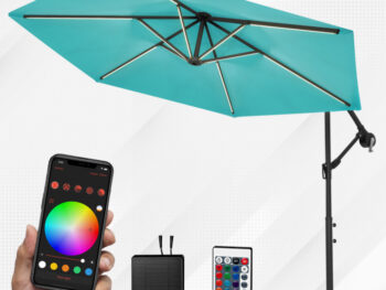 RGB LED senčnik 350 cm – Swing&Harmonie