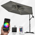 RGB LED senčnik 300 cm – Swing&Harmonie
