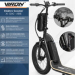 Električni skiro Viron XI-1200-S 20 Ah Long Range z ABE, dodatni pogled 2