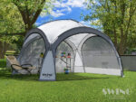 Vrtni paviljon DomeShelter 450 cm z LED osvetlitvijo – Swing&Harmonie, dodatni pogled 6