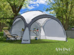 Vrtni paviljon DomeShelter 450 cm z LED osvetlitvijo – Swing&Harmonie, dodatni pogled 7