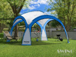 Vrtni paviljon DomeShelter 450 cm z LED osvetlitvijo – Swing&Harmonie, dodatni pogled 19