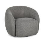 Fotelj ONERVA temno siva, eleganten in sodobno oblikovan fotelj s konstrukcijo iz vezanega lesa združuje udobje, funkcionalnost in brezčasen dizajn.