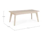 Klubska miza SAHANA 115X55 - slika 2