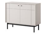 Komoda JAPONI 104 kašmir je elegantna in preprosta. Odlično se poda v vsak dnevni prostor. Narejena je iz visokokakovostnih materialov, kar zagotavlja