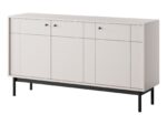 Komoda JAPONI 154 kašmir je elegantna in preprosta. Odlično se poda v vsak dnevni prostor. Narejena je iz visokokakovostnih materialov, kar zagotavlja