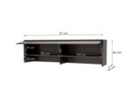 Komplet vodoravne postelje v omari ZVONČEK 140 x 200 + dodatna omarica + LED - slika 8