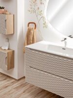Kopalniški blok LUXY 2 90 bež je možno naročiti v kompletu, ali pa po posameznih elementih po vaši izbiri. Kopalniški blok LUXY je modernega dizajna. V