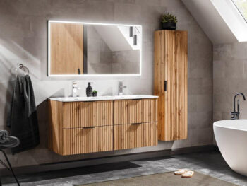 Kopalni&scaron;ki blok MIRELA 120 je narejen iz kvalitetnih materialov. Je univerzalna kolekcija, ki se odlično poda h modernim ter klasičnim ureditvam. Ima