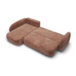 Kotna sedežna garnitura OLIONA 2 je popolna kombinacija udobja ter sodobnega stila. Mehek, a trpežen oblazinjen material nudi popolno udobje. Prednost