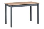 Kuhinjska garnitura KIVI 2 je sestavljena iz štirih kakovostnih lesenih stolov, narejenih iz bukovega lesa in jedilne mize dimenzije 60 x 110 cm v barvi