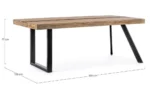 Kuhinjska miza MANCHESTER 200X100 - slika 7