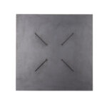 Mizna plošča 60x60cm HPL STATUARIO VENA dobavljiva v 60x60cm dimenziji v barvi marmorja. Mizna plošča je iz HPL plošče debeline 12mm. Enostaven za
