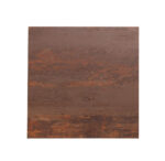 Mizna plošča CORTEN 70X70 HPL, kakovostna mizna plošča iz HPL laminata (visoko tlačni laminat), izdelana iz več slojev kraft papirja in termoaktivnih