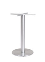 Mizno podnožje VENERE H72, iz aluminija. Premer noge je 6 cm. Mizno podnožje je zasnovano za dolgotrajno uporabo tako v notranjih kot zunanjih prostorih.