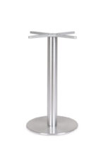 Mizno podnožje VENERE H72, iz aluminija. Premer noge je 6 cm. Mizno podnožje je zasnovano za dolgotrajno uporabo tako v notranjih kot zunanjih prostorih.