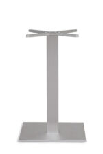 Mizno podnožje VESTA H72, podstavek iz tlačno litega aluminija dimenzij 48x48 cm in aluminijaste noge iz litega železa zagotavljajo stabilnost. Nastavljive