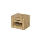 Nočna omarica ARTUR artisan je moderna a hkrati elegantna nočna omarica, bele barve. Primerna je za vsako spalnico. Omarica je funkcionalan in priročna.