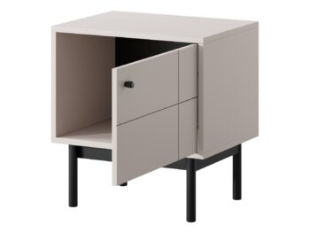 Nočna omarica JAPONI kašmir je elegantna in preprosta. Odlično se poda v vsak dnevni prostor. Narejena je iz visokokakovostnih materialov, kar zagotavlja