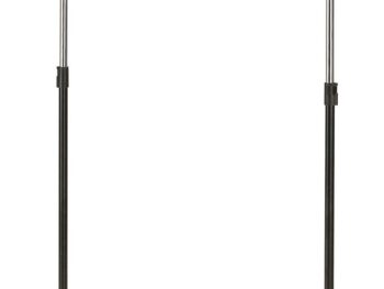Obe&scaron;alnik NOVA, praktičen kovinski obe&scaron;alnik, primeren za va&scaron;o splanico. Barva: - črna / krom Vi&scaron;ina: - 95 cm - 160 cm