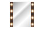 Ogledalo ROTH 80 cm LED ogledal je kos pohištva z brezčasno eleganco in klasičnem dizajnom. Ogledalo ROTH z globoko, prefinjeno barvo in izrazitimi lesnimi