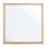 Ogledalo TIZIANO 2435 QU 52X52 je narejeno iz mdf plo&scaron;če. Material: - MDF Barva: - Les Dimenzije: &scaron;irina: 52cm globina: 5cm vi&scaron;ina: