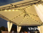 Vrtni paviljon Minzo 3 × 4 m z LED osvetlitvijo – Swing&Harmonie, LED osvetlitev