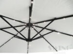 LED senčnik 350 cm s solarnim modulom – Swing&Harmonie, detajl 12