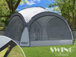 Vrtni paviljon DomeShelter 450 cm z LED osvetlitvijo – Swing&Harmonie, detajl 16
