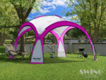 Vrtni paviljon DomeShelter 450 cm z LED osvetlitvijo – Swing&Harmonie, dodatni pogled 20