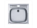 Inox pomivalno korito B130 je vgradno. Minimalna &scaron;irina omarice je 45 cm. Velikost posode je 34 x 40 x 16. Dimenzija: - D: 46,5 cm x G: 46,5 cm. Korito