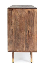 Predalnik 7C DHAVAL ima okvir iz lesa in MDF-ja. Ima jeklene ročaje. Material: - Les - MDF - Jekleni ročaji Barve: - Les - Me&scaron;ane Dimenzije: