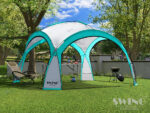 Vrtni paviljon DomeShelter 450 cm z LED osvetlitvijo – Swing&Harmonie, dodatni pogled 24