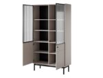 Vitrina JAPONI kašmir je elegantna in preprosta. Odlično se poda v vsak dnevni prostor. Narejena je iz visokokakovostnih materialov, kar zagotavlja trdnost