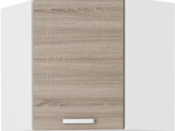 Zgornji kotni element META 58 x 58G je narejen iz kvalitetne laminirane plošče. Dobavljiv je v sonoma barvi. Korpusi so iz laminirane plošče debeline 16