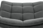 Jedilni stol K332 je dobavljiv v sivi barvi. Noge stola so iz kovine prašno barvane. Dimenzija: - Š:46/G:61/V:84 cm, Material: - velvet tkanina BLUVEL 14 -