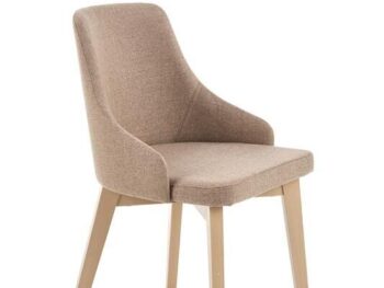 Jedilni stol TOLEDO je dobavljiv v sonoma barvi in v bež tkanini( INARI 23). Noge stola so iz masivnega lesa. Dimenzija: - Š:51/G:55/V:82 cm, Material: -
