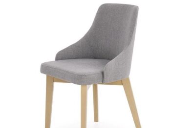 Jedilni stol TOLEDO je dobavljiv v sonoma barvi in v sivi tkanini( INARI 91). Noge stola so iz masivnega lesa. Dimenzija: - Š:51/G:55/V:82 cm, Material: -