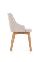 Jedilni stol TOLEDO je dobavljiv v med barvi in v svetlo bež tkanini( INARI 22). Noge stola so iz masivnega lesa. Dimenzija: - Š:51/G:55/V:82 cm, Material: -